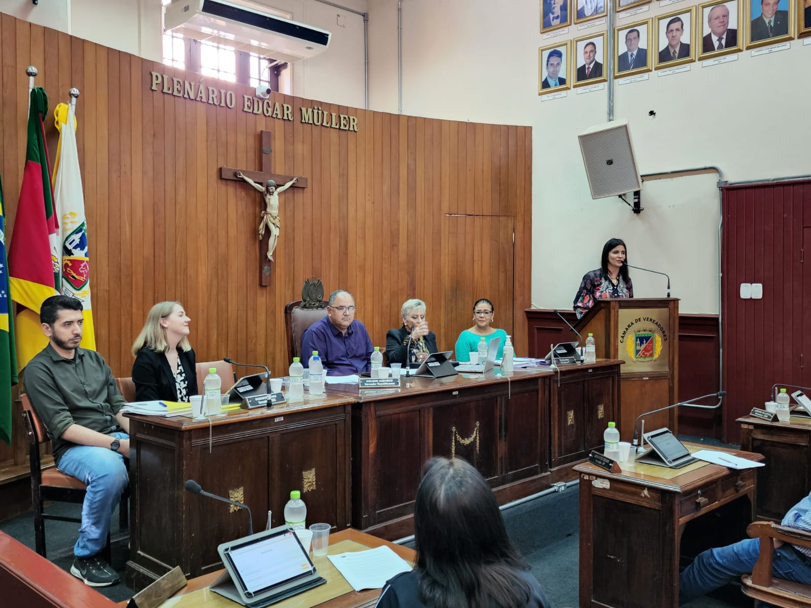 Manifestação da Eng. Nanci na Sessão Solene